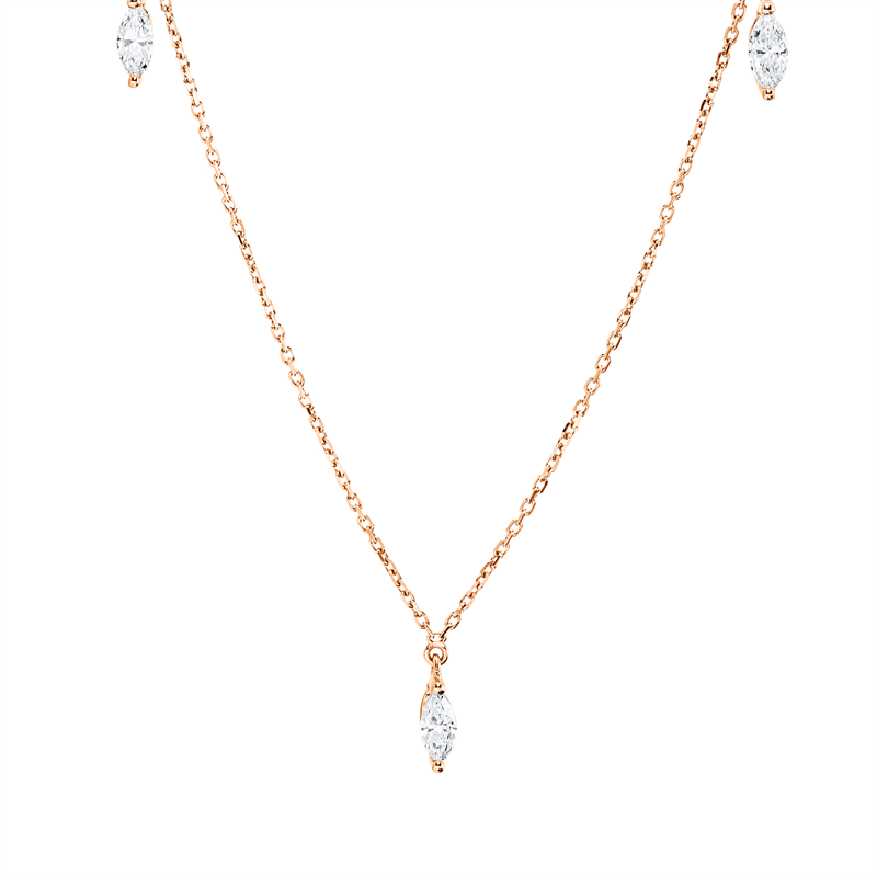Collier 18 kt RG