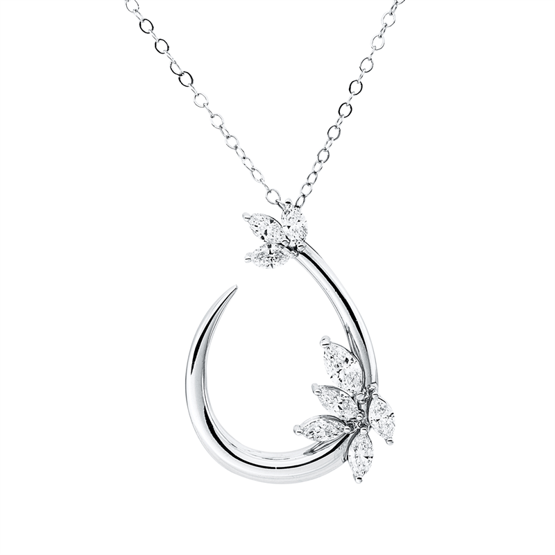 Collier 18 kt WG