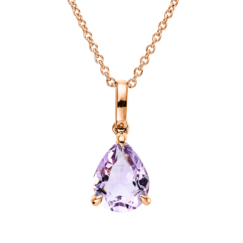 Collier 18 kt RG, mit ZÖ 42 cm