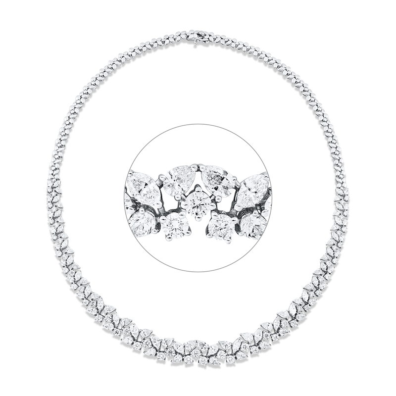 Collier 18 kt WG