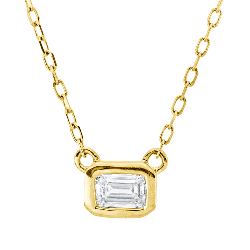 Collier Zarge 18 kt GG, mit ZÖ 40 cm + 42,5 cm