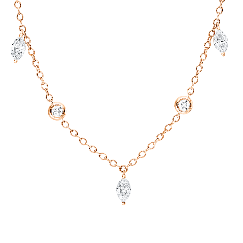 Collier 18 kt RG