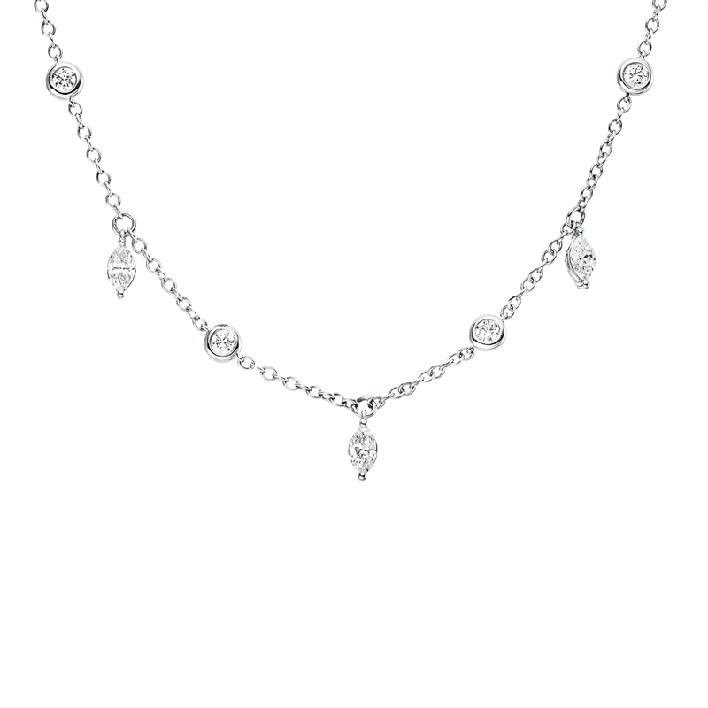 Collier 18 kt WG