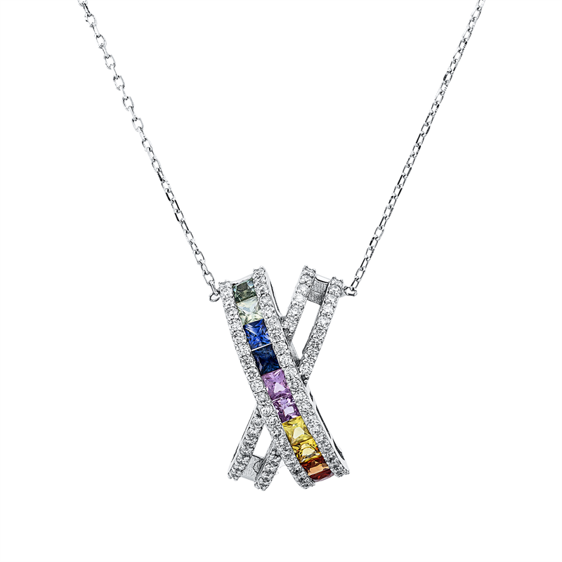 Collier 18 kt WG