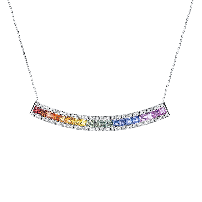 Collier 18 kt WG