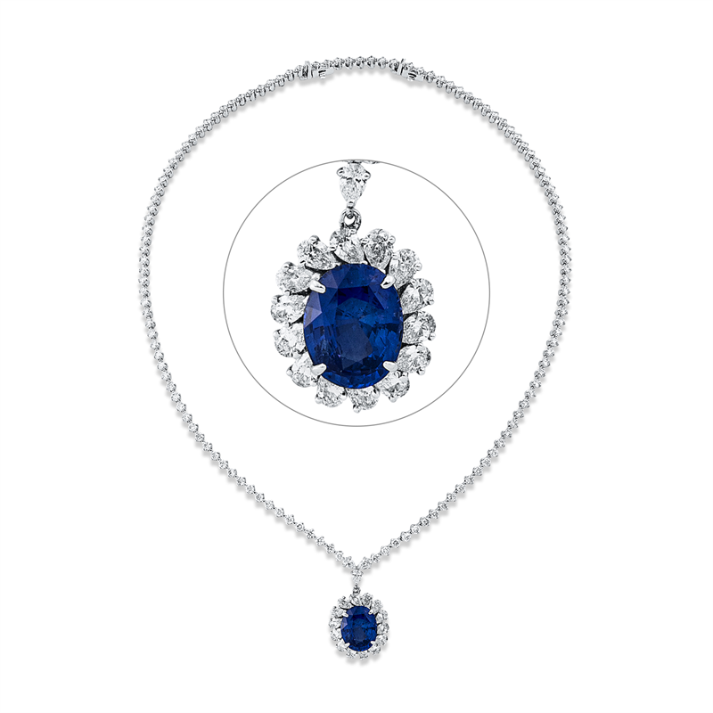 Collier 18 kt WG