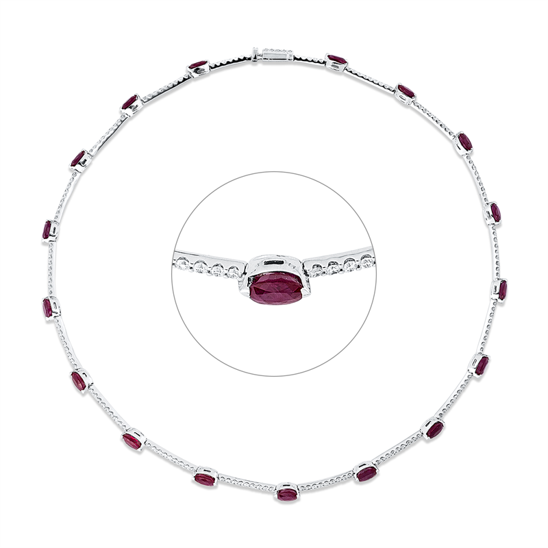 Collier 18 kt WG