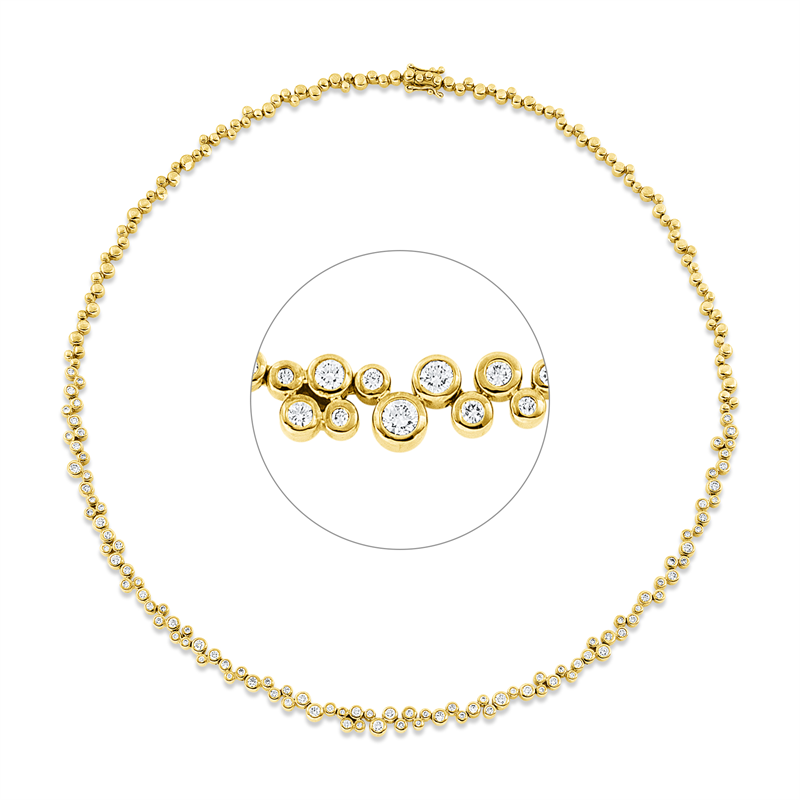 Collier 18 kt GG