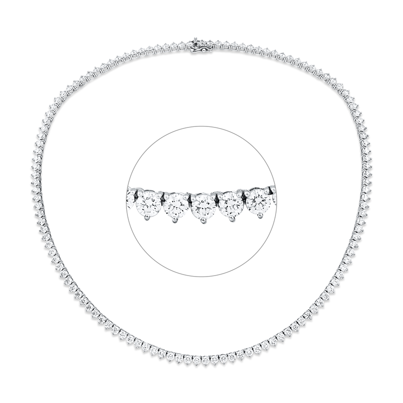 Collier 3er-Krappe 18 kt WG