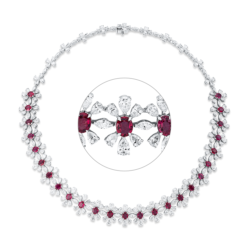 Collier 18 kt WG