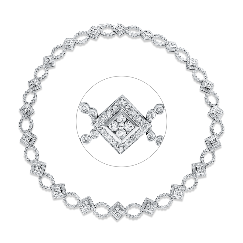 Collier 18 kt WG