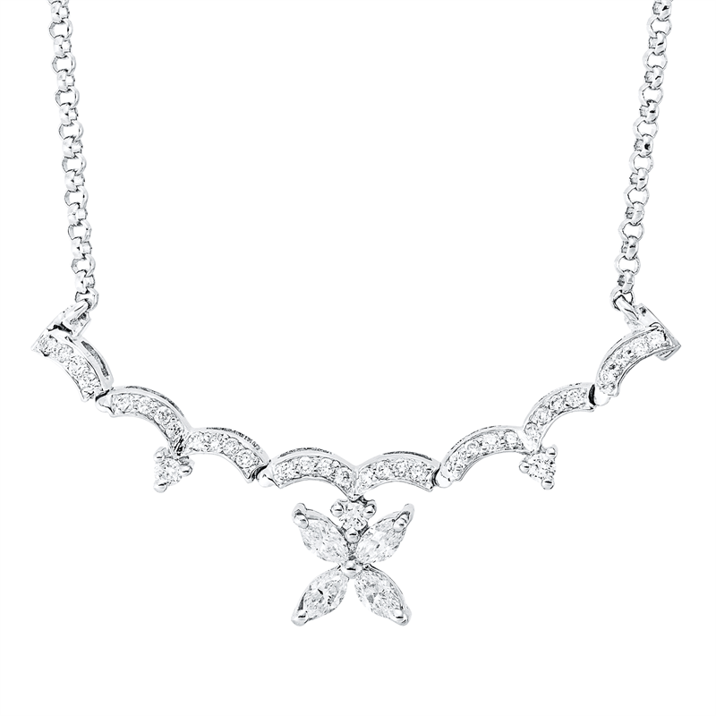 Collier 18 kt WG