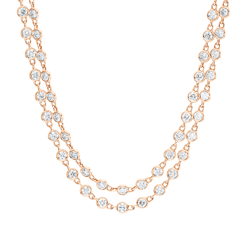 Collier 18 kt RG