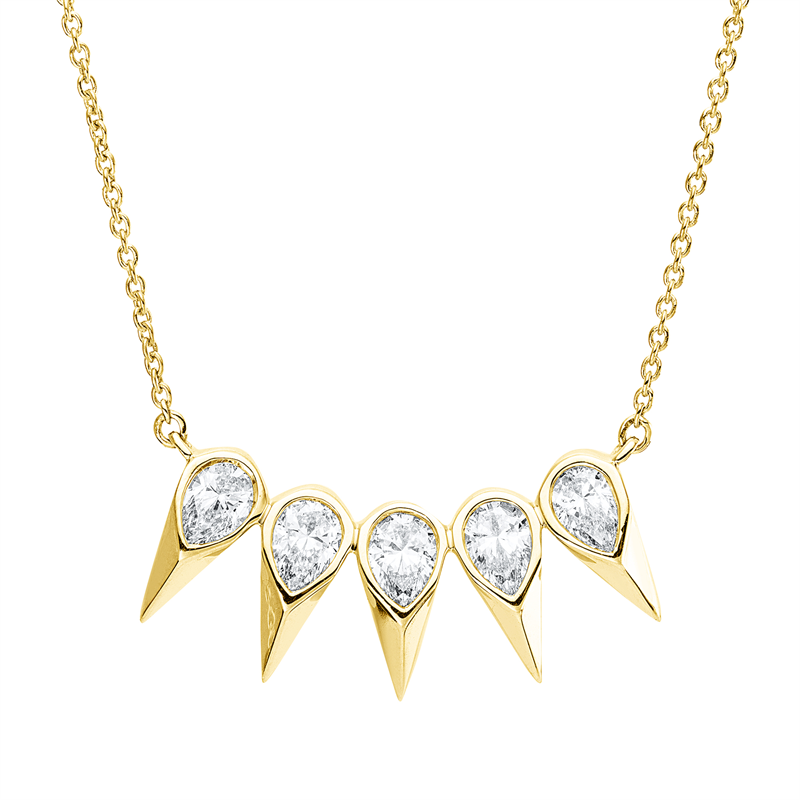 Collier Zarge 18 kt GG