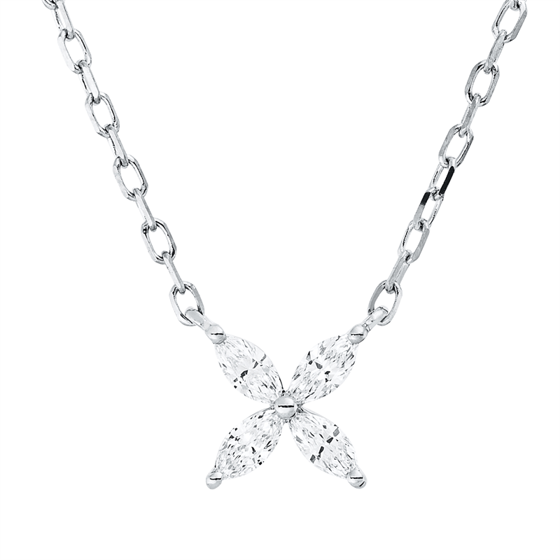 Collier 18 kt WG