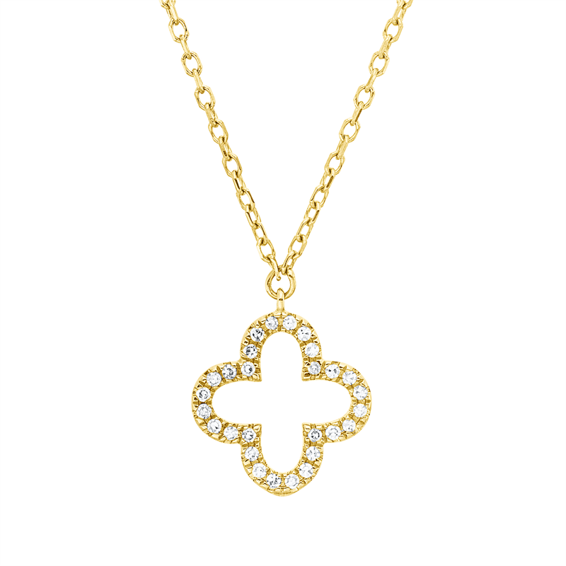 Collier 18 kt WG, mit ZÖ 40 cm + 42 cm
