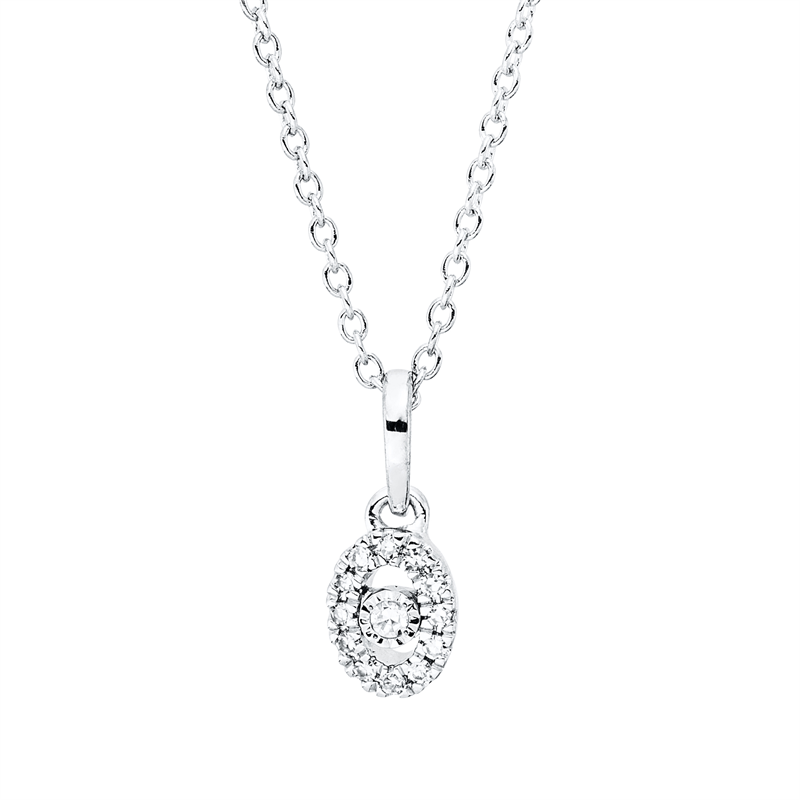 Collier 18 kt WG