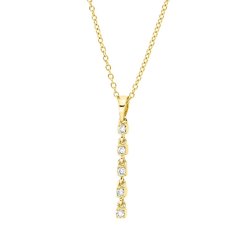 Collier 18 kt GG, mit ZÖ 40 cm, 42,5cm