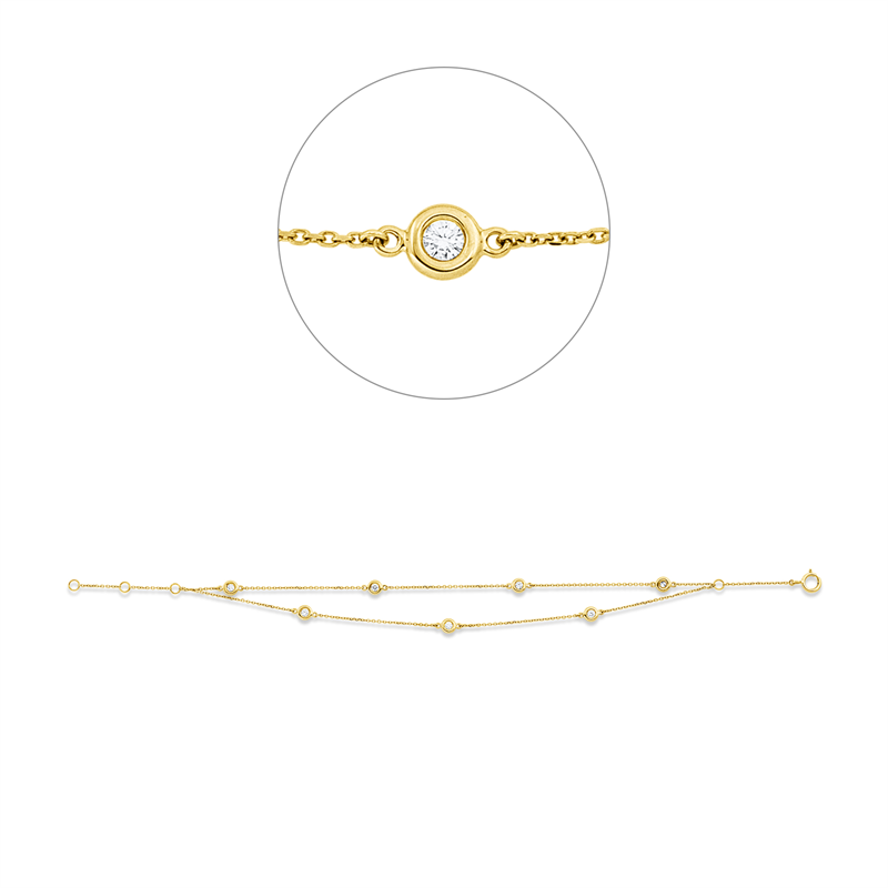 Armband 18 kt GG