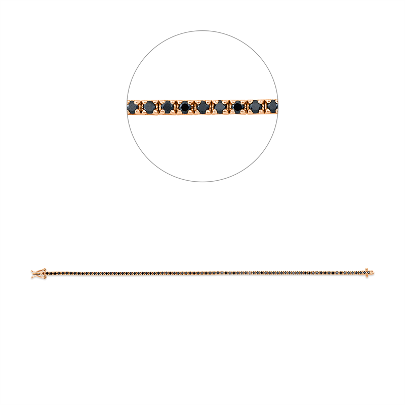 Armband 4er-Krappe 18 kt RG