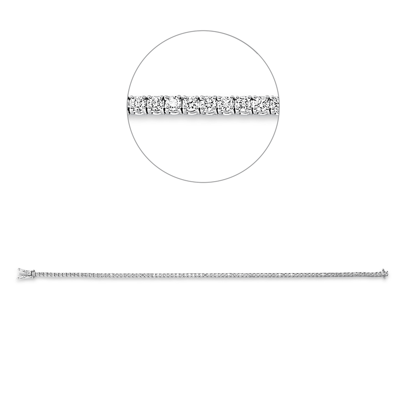 Armband 4er-Krappe 18 kt WG
