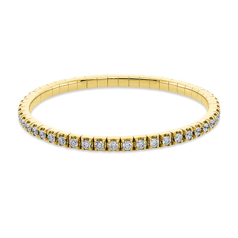 Armband 4er-Krappe 18 kt GG, Flex-Band, variabel