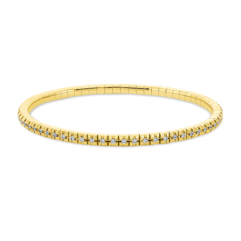 Armband 4er-Krappe 18 kt GG, Flex-Band, variabel