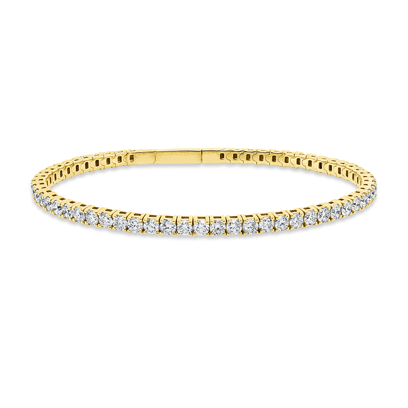 Armband 4er-Krappe 18 kt GG, flexibel