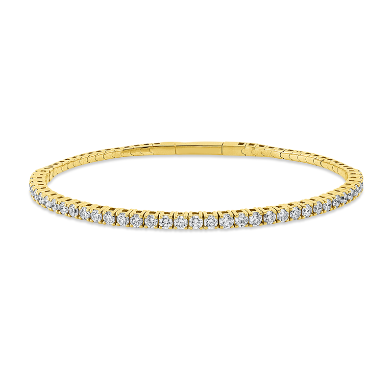 Armband 4er-Krappe 18 kt GG, flexibel
