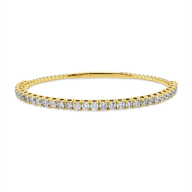 Armband 4er-Krappe 18 kt GG, flexibel