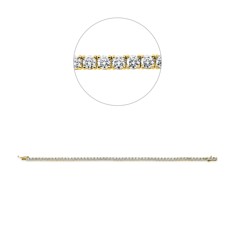 Armband 4er-Krappe 18 kt GG, Premium Edition