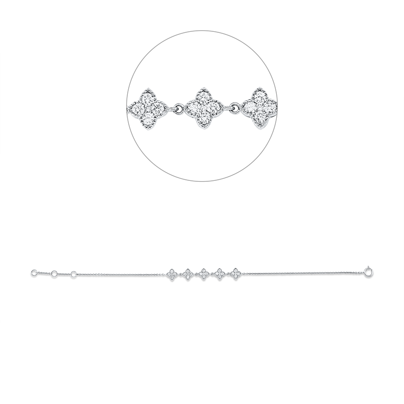 Armband 18 kt WG