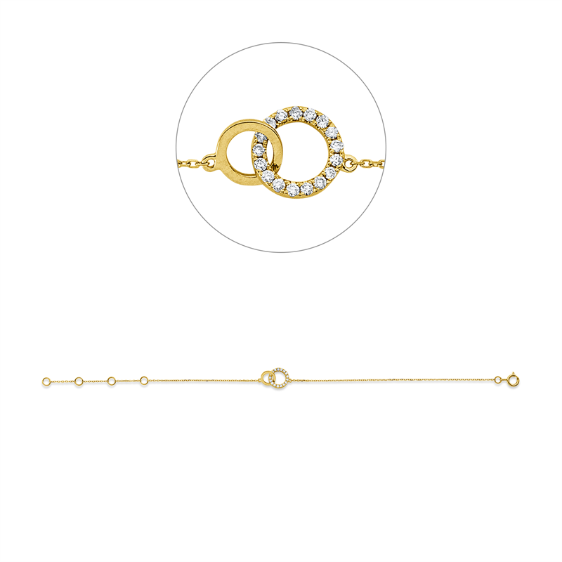 Armband 18 kt GG