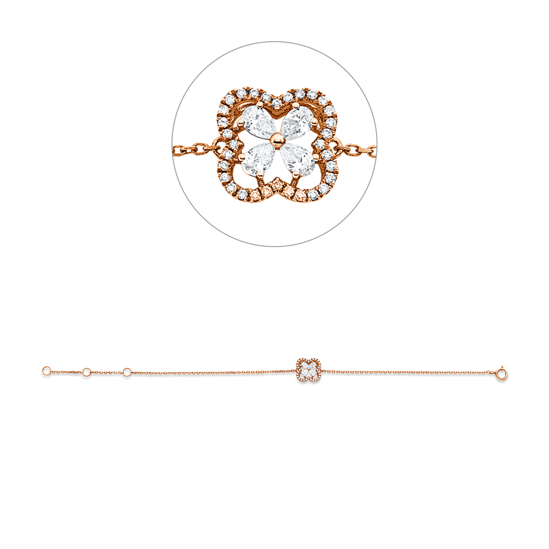Armband 18 kt RG