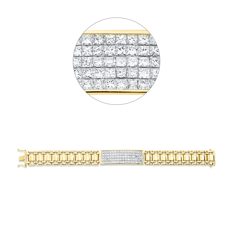 Armband 18 kt GG+WG