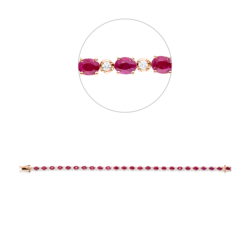 Armband 18 kt RG