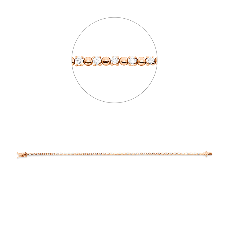 Armband 14 kt RG