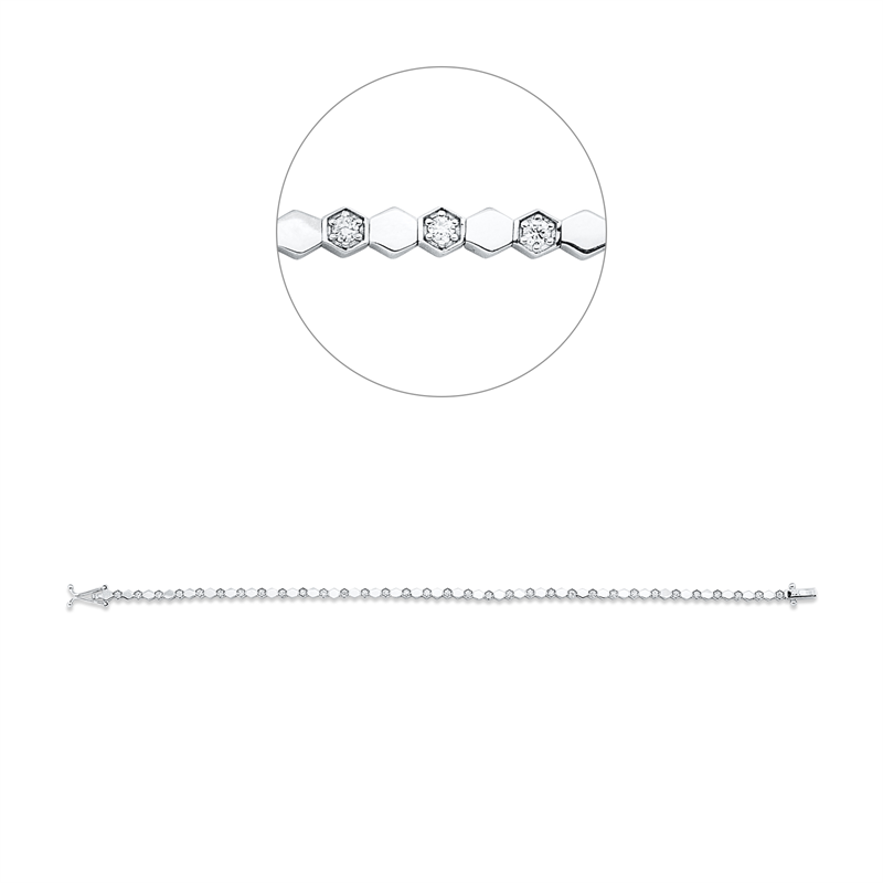 Armband 14 kt WG