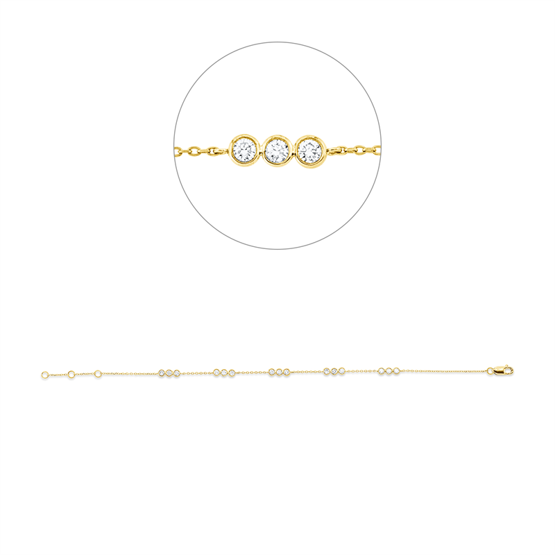Armband 18 kt GG