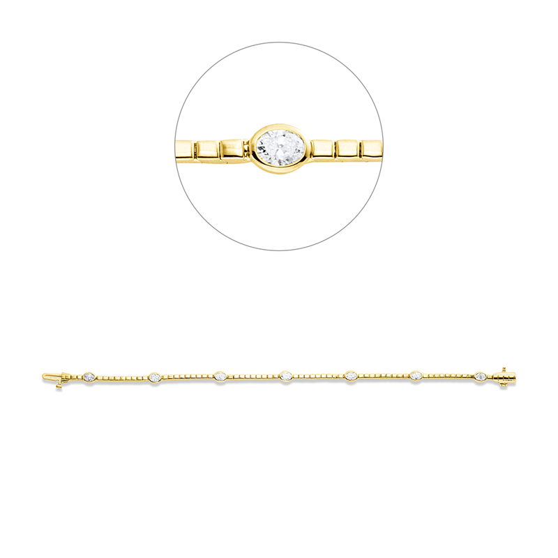 Armband Zarge 18 kt GG