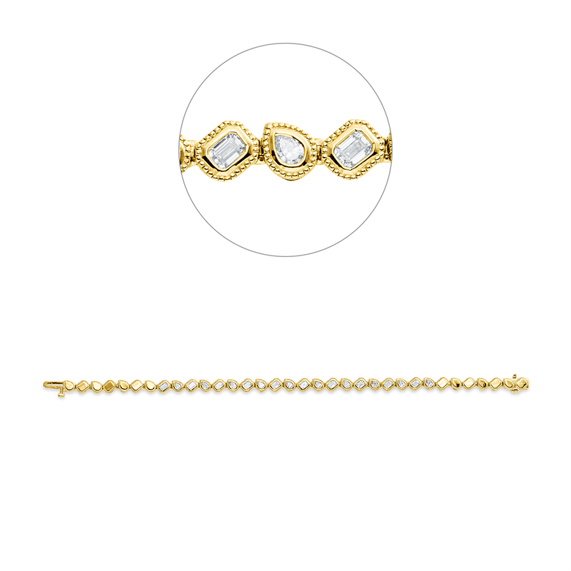 Armband Zarge 18 kt GG