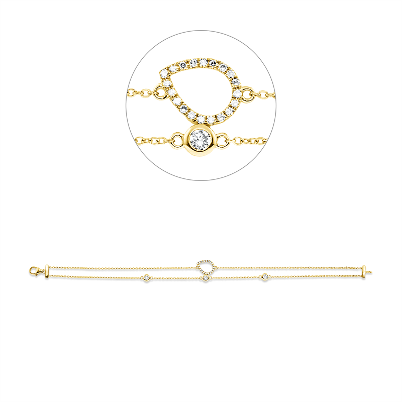 Armband 18 kt GG